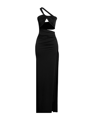 CIRCUS HOTEL Long dress Black 95% Viscose, 5% Elastane