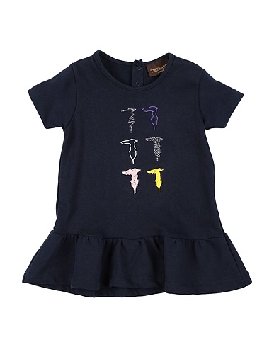 TRUSSARDI JUNIOR Vestito Baby  Blu notte 100% Cotone