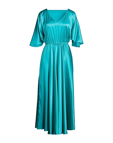 STEPHAN JANSON Vestito lungo Azzurro 94% Seta, 6% Elastan