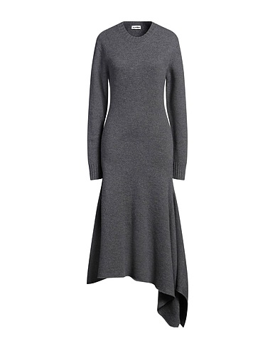 JIL SANDER Vestito midi Grigio 100% Lana