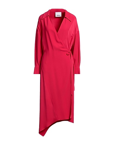 ERIKA CAVALLINI Elegant dress Fuchsia 53% Viscose, 47% Acetate