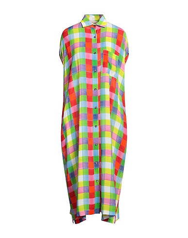 SEMICOUTURE Midi dress Green 100% Viscose