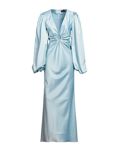 ACTUALEE Long dress Sky blue 100% Polyester