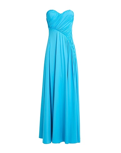 ANIYE BY Vestito lungo Turchese 86% Poliestere, 14% Elastan