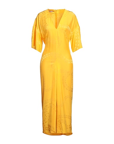 STELLA McCARTNEY Long dress Marigold 53% Viscose, 47% Silk