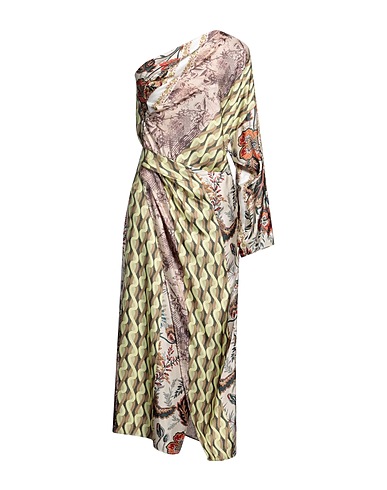 ERIKA CAVALLINI Vestito elegante Beige 100% Seta