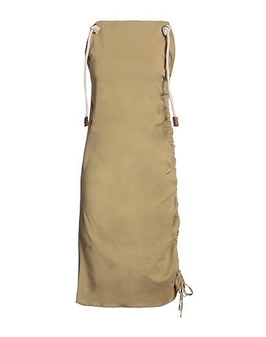 ERIKA CAVALLINI Midi dress Sand 44% Linen, 38% Polyester, 16% Viscose, 2% Elastane