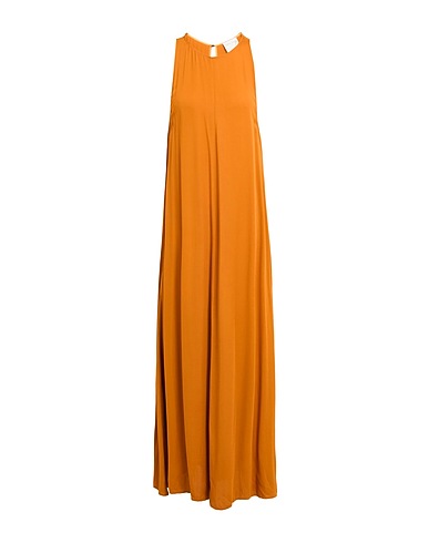 FORTE_FORTE Long dress Camel 100% Viscose