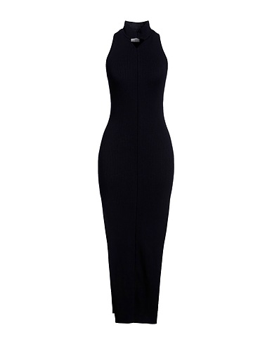 COURRÈGES Long dress Midnight blue 70% Viscose, 30% Polyester
