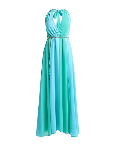 SISTE'S Vestido largo Azul turquesa 100% Poliéster