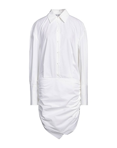 THE ATTICO Shirt dress White 100% Cotton