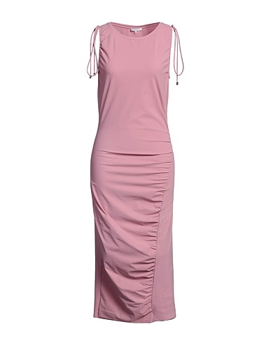 PATRIZIA PEPE Midi dress Pink 72% Polyamide, 28% Elastane