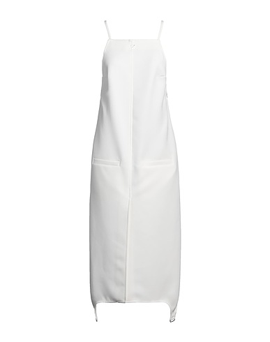 COURRÈGES Midi dress White 83% Polyester, 17% Acetate