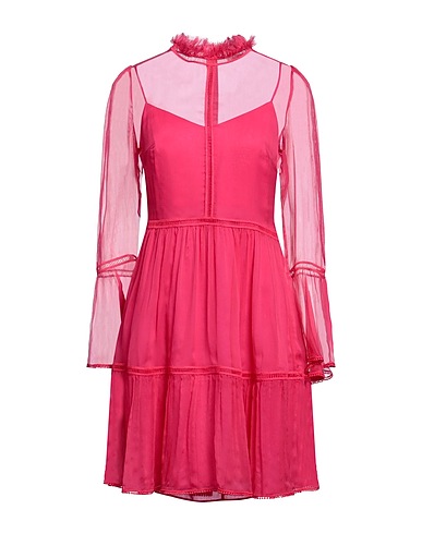 COPURS by DERYA COPUR Vestito corto Magenta 100% Viscosa