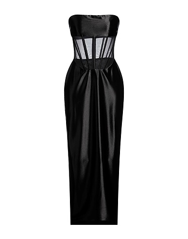 RETROFÊTE Elegant dress Black 90% Polyester, 10% Elastane