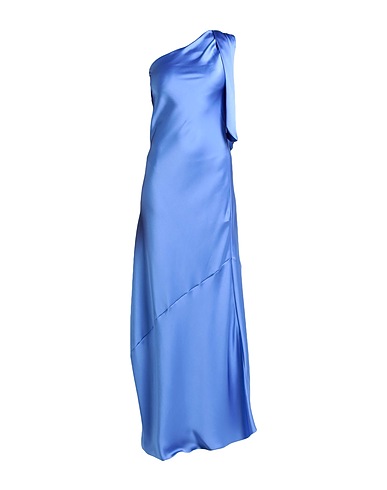 ACTUALEE Langes Kleid Hellblau 100% Polyester