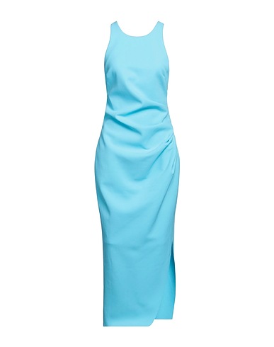 MISHA Long dress Sky blue 95% Polyester, 5% Elastane