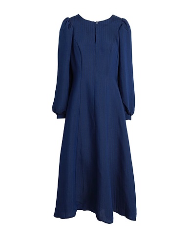 CLOSET Midi dress Blue 79% Viscose, 21% Elastane