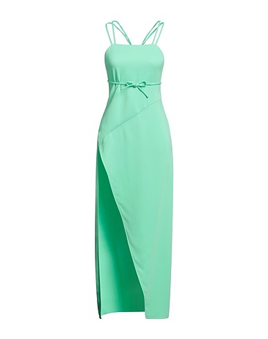 THE ATTICO Midi dress Light green 96% Viscose, 4% Elastane