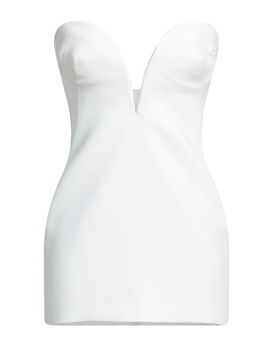 MÔNOT Vestito corto Bianco 100% Poliestere