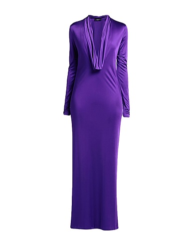 VERSACE Langes Kleid Violett 100% Viskose
