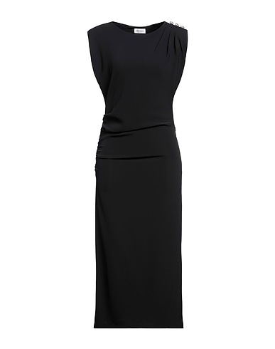 REBEL QUEEN by LIU •JO Midi dress Black 96% Polyester, 4% Elastane