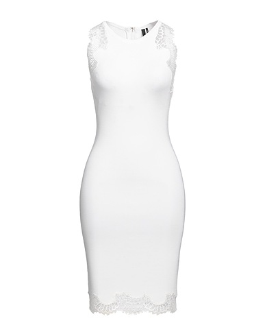 MARCIANO by GUESS Short dress Off white 86% Viscose, 12% Polyamide, 2% Elastane