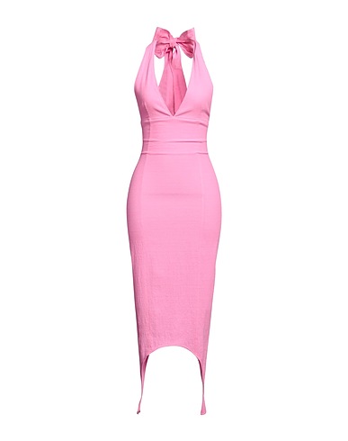 PATOU Vestito estivo Rosa 59% Viscosa, 40% Cotone, 1% Elastan