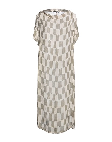 RUNDHOLZ Vestito midi Beige 100% Viscosa