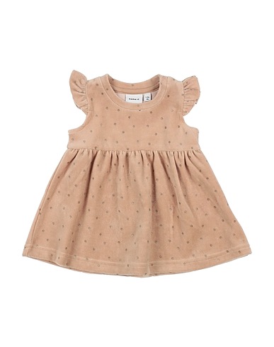 NAME IT® Vestido para bebé  Beige 80% Organic cotton, 20% Polyester