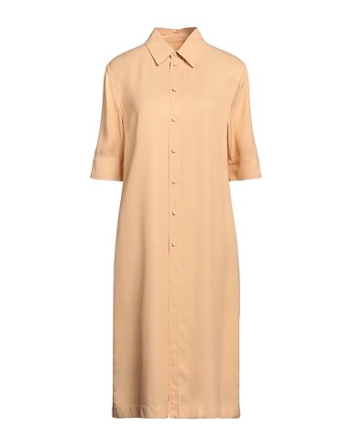 JIL SANDER Midi dress Sand 100% Viscose