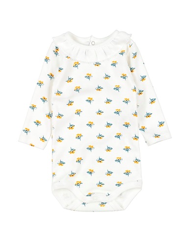 PETIT BATEAU Baby bodysuit White 100% Cotton