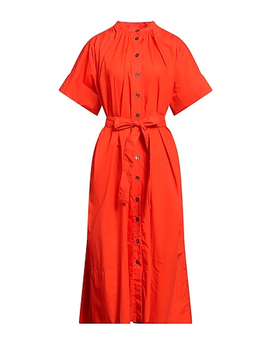 CO Midi dress Tomato red 100% Cotton