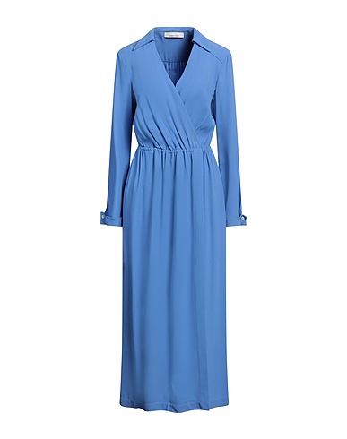 LIVIANA CONTI Vestito midi Carta da zucchero 53% Viscosa, 47% Acetato