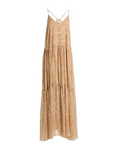 JIJIL Long dress Sand 100% Polyester