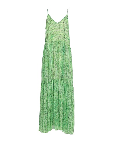 JIJIL Vestito lungo Verde 100% Poliestere