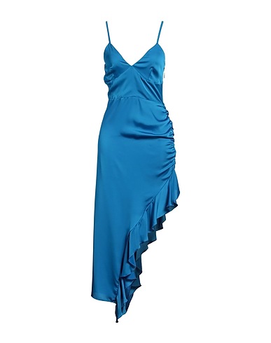 SIMONA CORSELLINI Kurzes Kleid Azurblau 100% Polyester