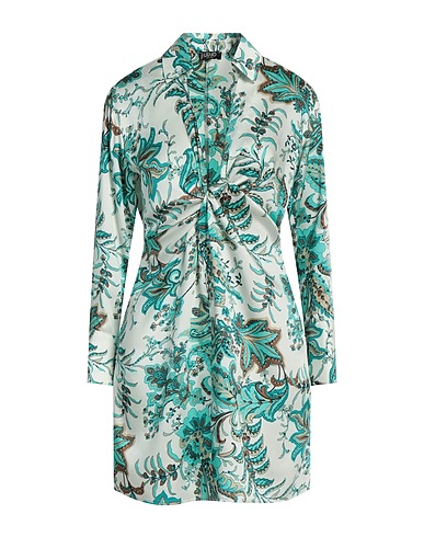 LIU •JO Short dress Turquoise 100% Polyester