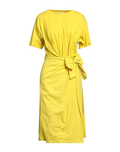 ATTIC AND BARN Midi dress Lime green 100% Cotton