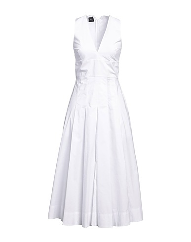 PINKO Vestito da cerimonia Bianco 100% Cotone