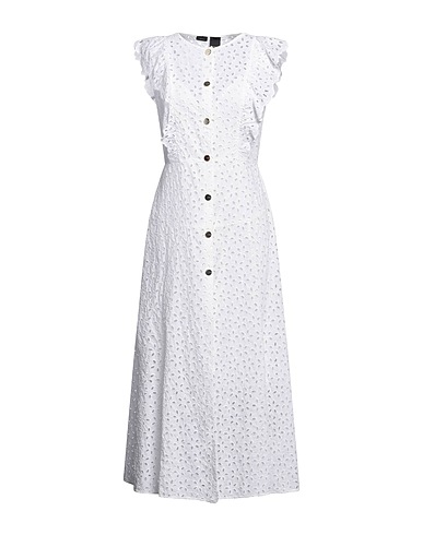 PINKO Hemdkleid Weiß 100% Baumwolle