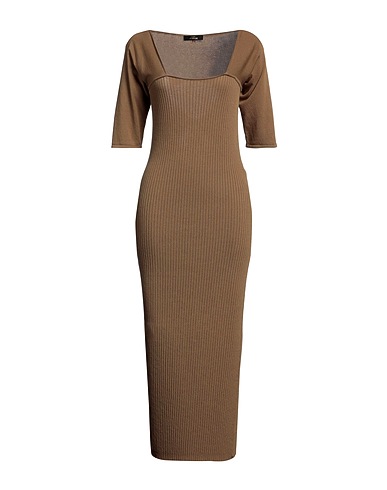 ACTITUDE by TWINSET Sheath dress VERDE MILITARE 76% Viscose, 24% Polyamide, Polyester