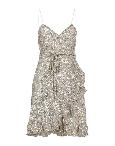 LE TWINS Hemdkleid Silber 95% Polyester, 5% Elastan