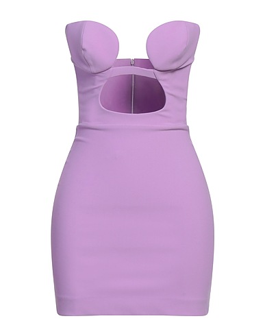 NENSI DOJAKA Robe courte Mauve 83% Viscose, 12% Polyamide, 5% Élasthanne