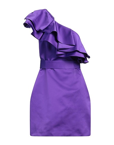 P.A.R.O.S.H. Vestito corto Viola 100% Poliestere