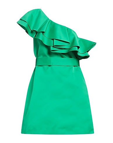P.A.R.O.S.H. One-shoulder dress Emerald green 100% Polyester