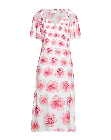 VIVETTA Midi dress White 100% Viscose