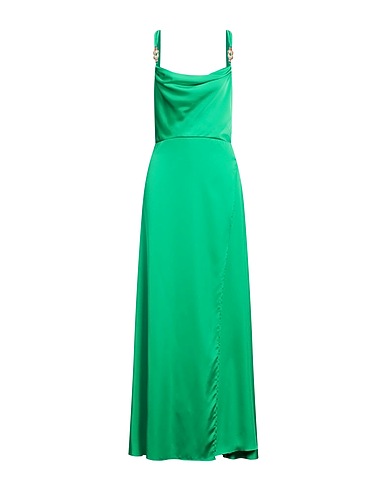 SIMONA CORSELLINI Long dress Emerald green 100% Polyester