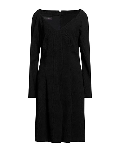 TALBOT RUNHOF Midi dress Black 76% Polyamide, 19% Cotton, 5% Elastane