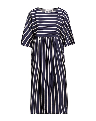 LIVIANA CONTI Midi dress 68% Cotton, 28% Polyamide, 4% Elastane